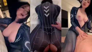 Msbreewc Spider Woman Cosplay Dientot Becek Part2 poster